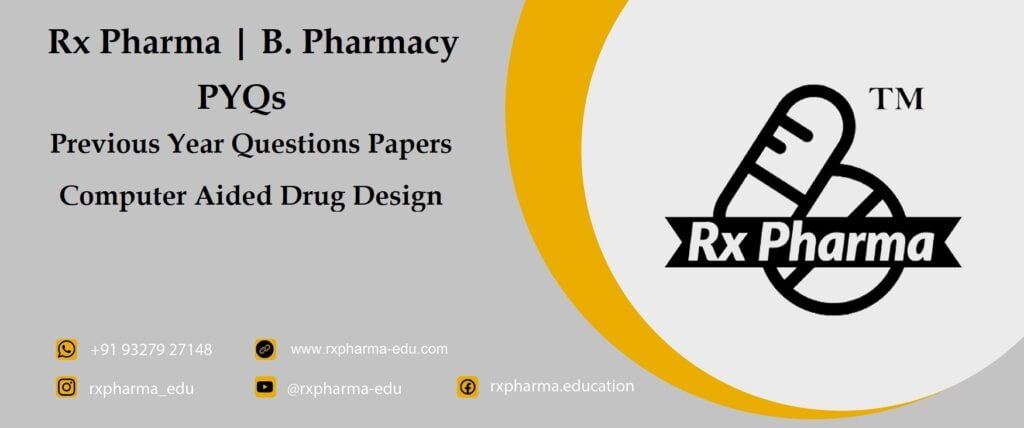 Computer Aided Drug Design PYQs Banner